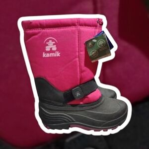 (NWT) kamik® Rocket Big Kid's Snow Boots - Size 5